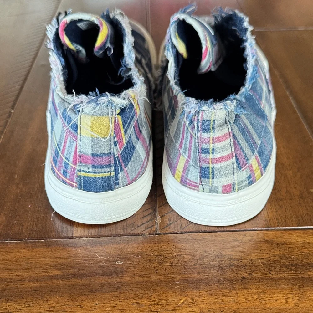 Rocket Dog Multicolor Plaid Slip-On Sneakers